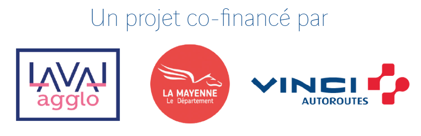 Un projet co-financé par Laval Agglomération, le département de la Mayenne et VINCI Autoroutes