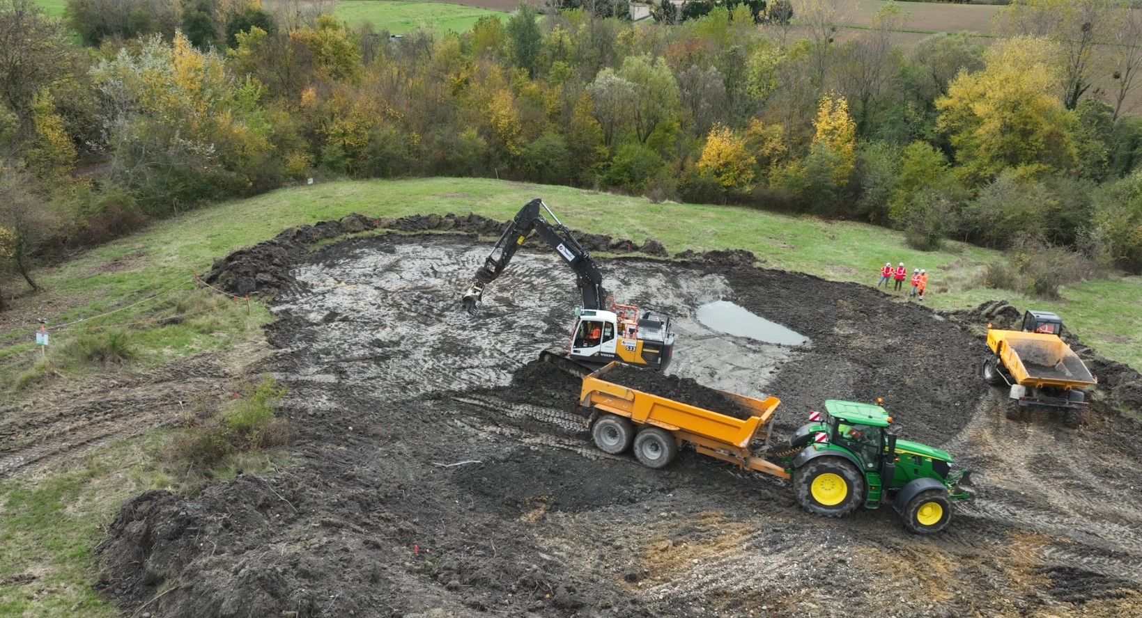 A7 Echangeur Drômardeche - photo environnement blaches