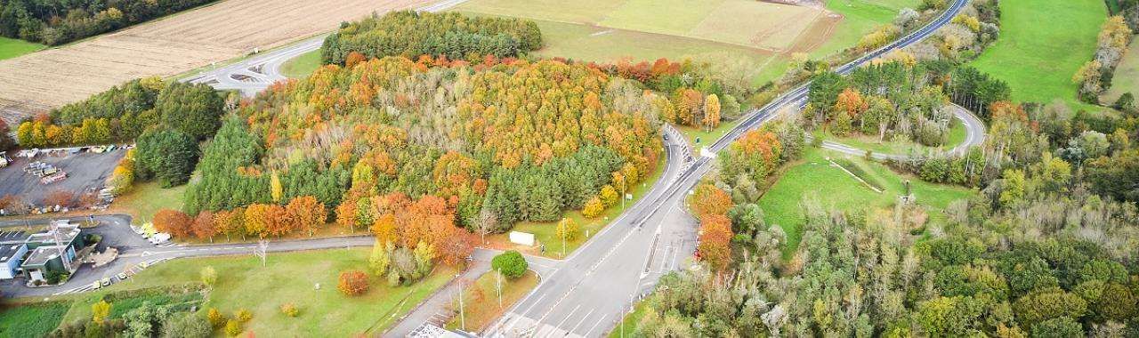 A641-vue aérienne échangeur Peyrehorade
