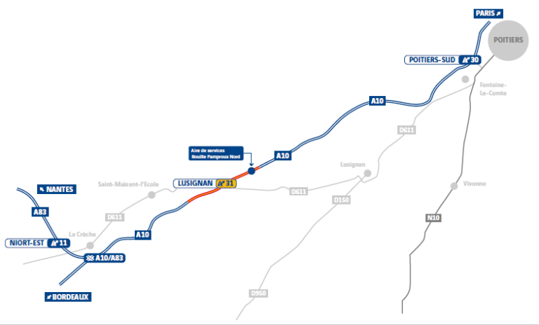 A10 - carte A10/A83_circulation