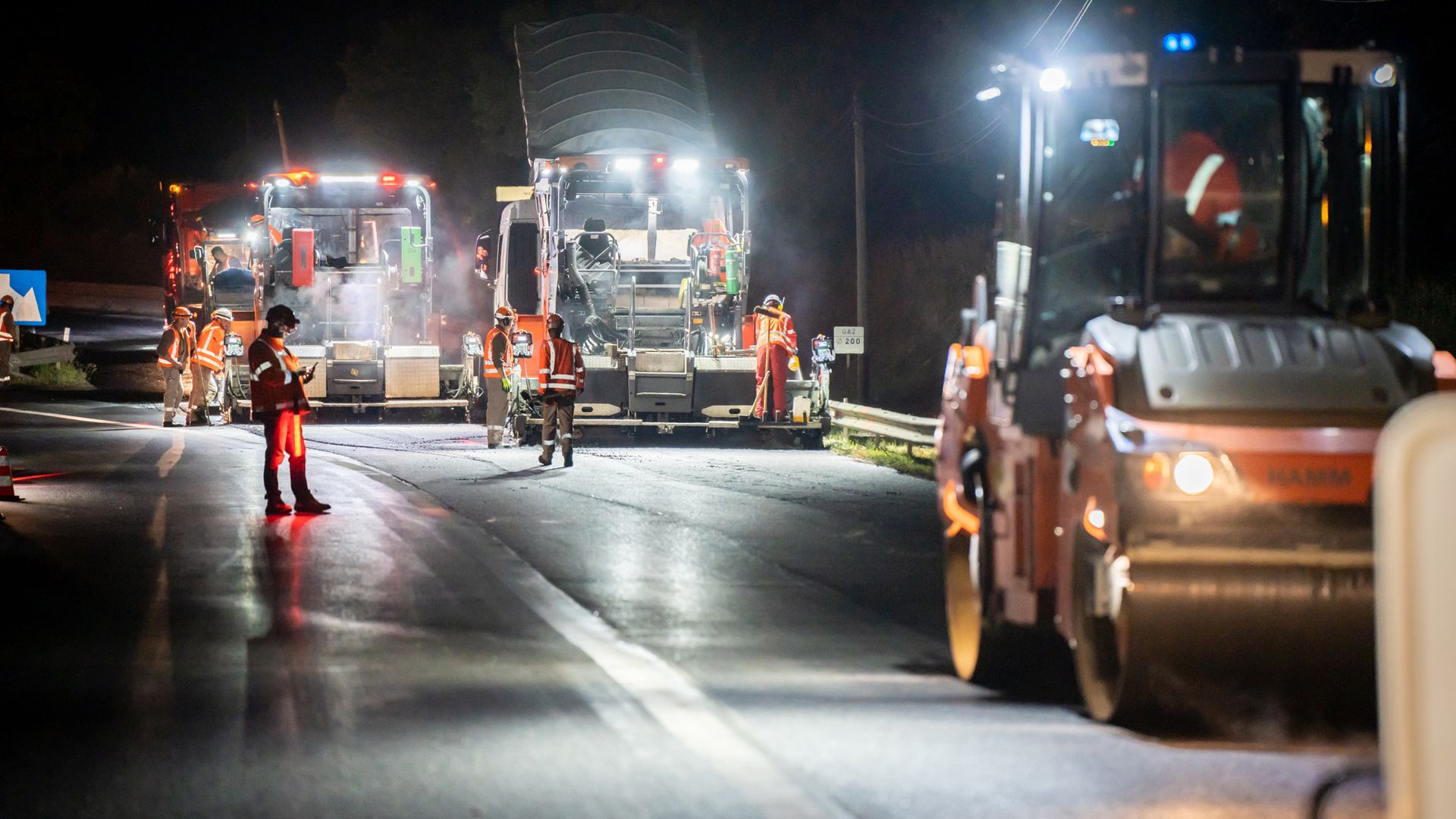 ESCOTA - A8 - Echangeur de Monaco - rénovation de chaussées