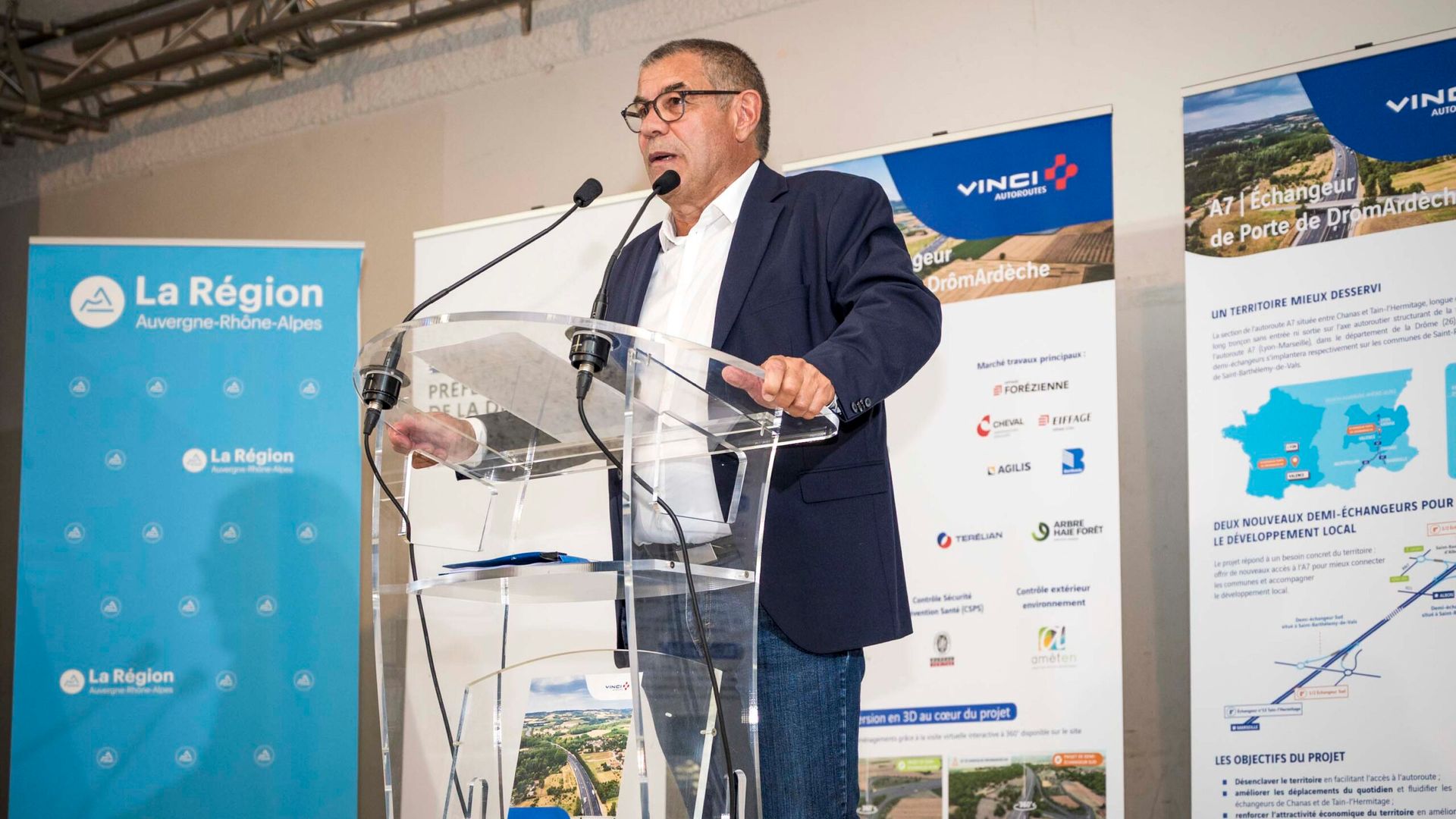 A7 Echangeur Drômardeche - photo première pierre