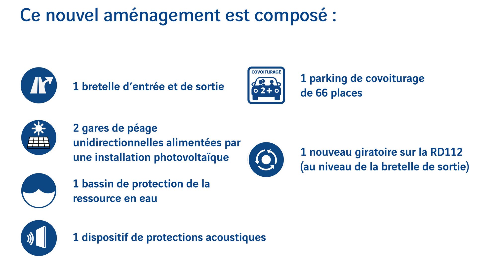 A7 Echangeur Drômardeche - aménagements sud 