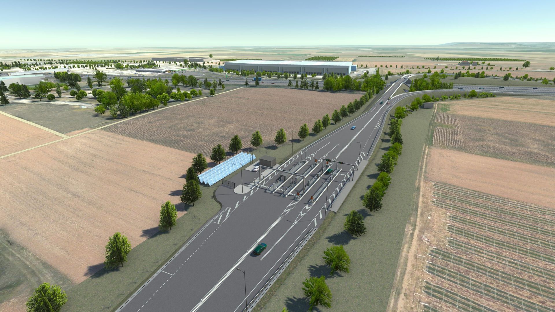 A7 Echangeur Drômardeche - bretelle de sortie nord