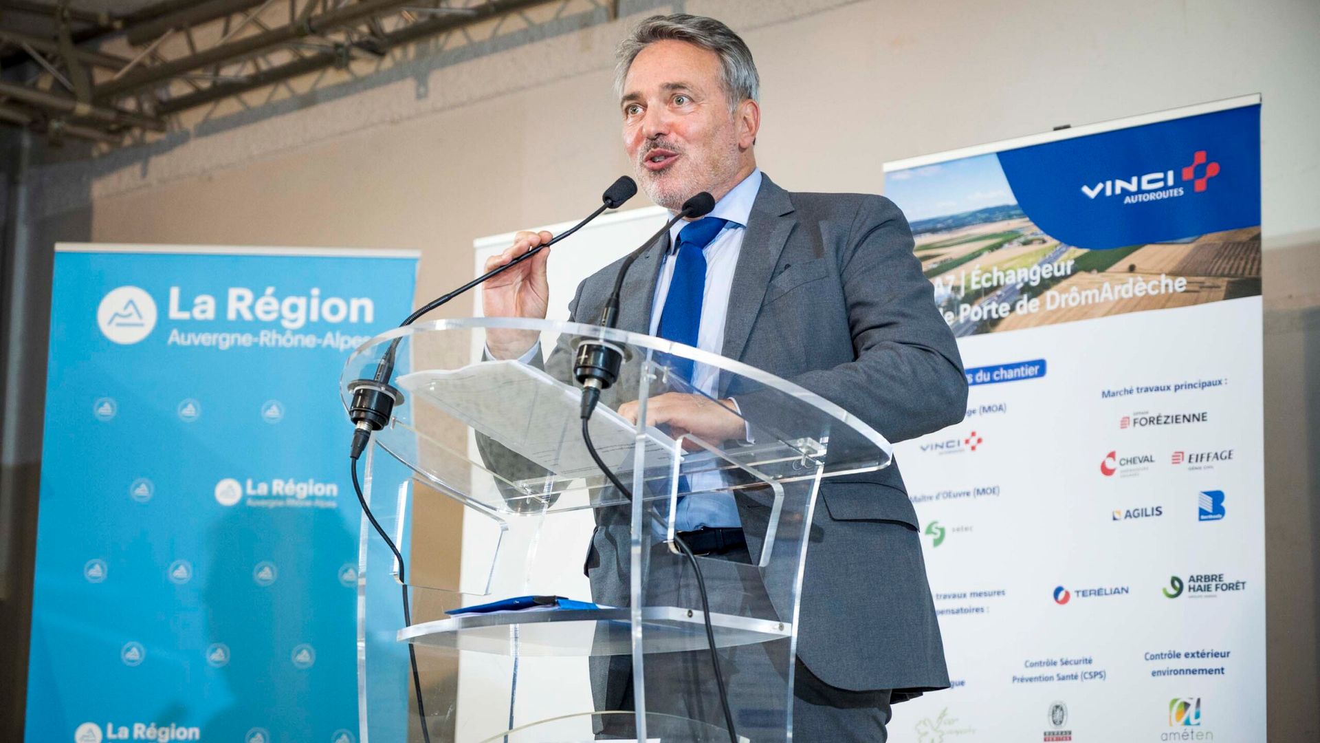 A7 Echangeur Drômardeche - photo première pierre