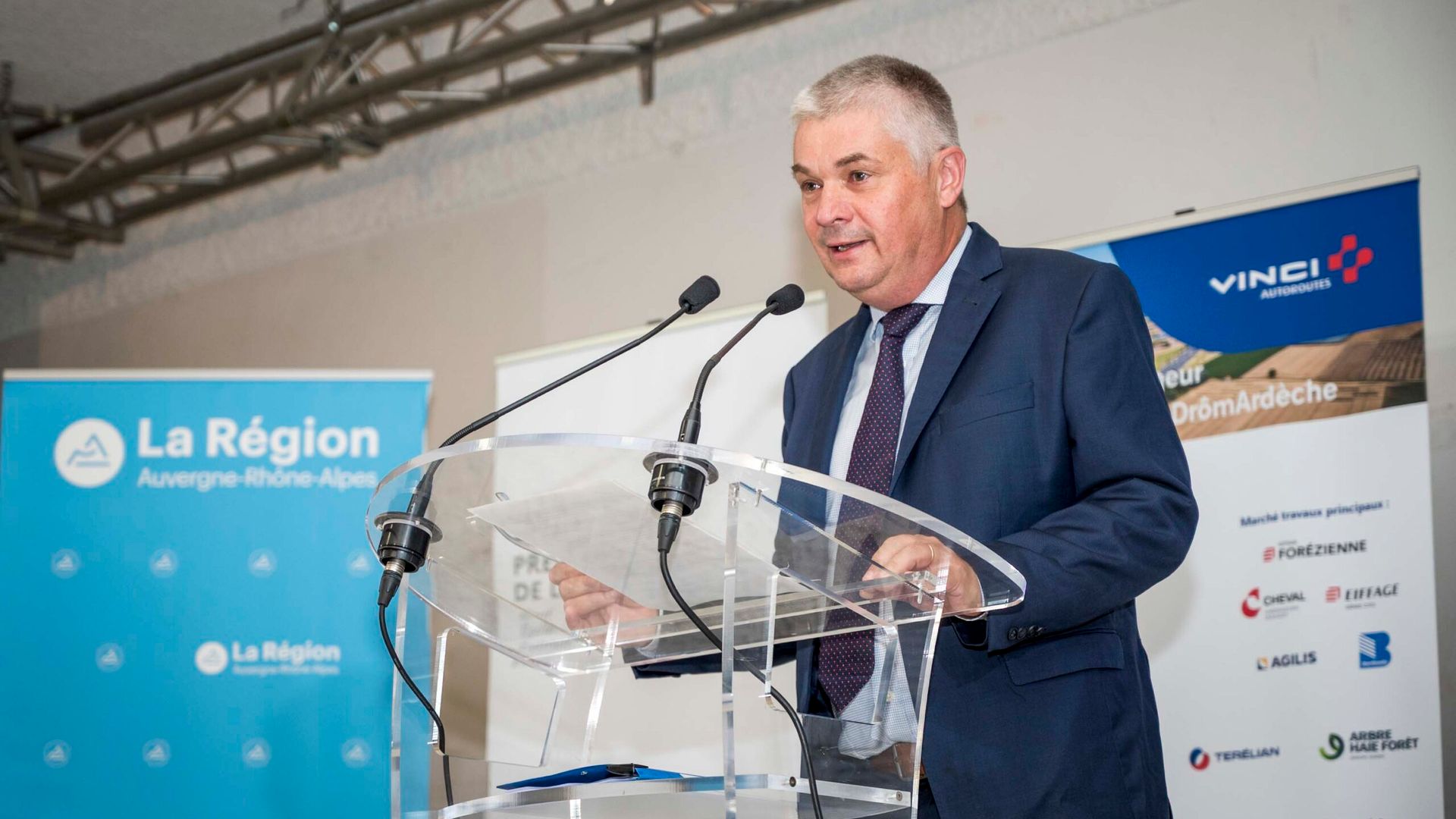 A7 Echangeur Drômardeche - photo première pierre