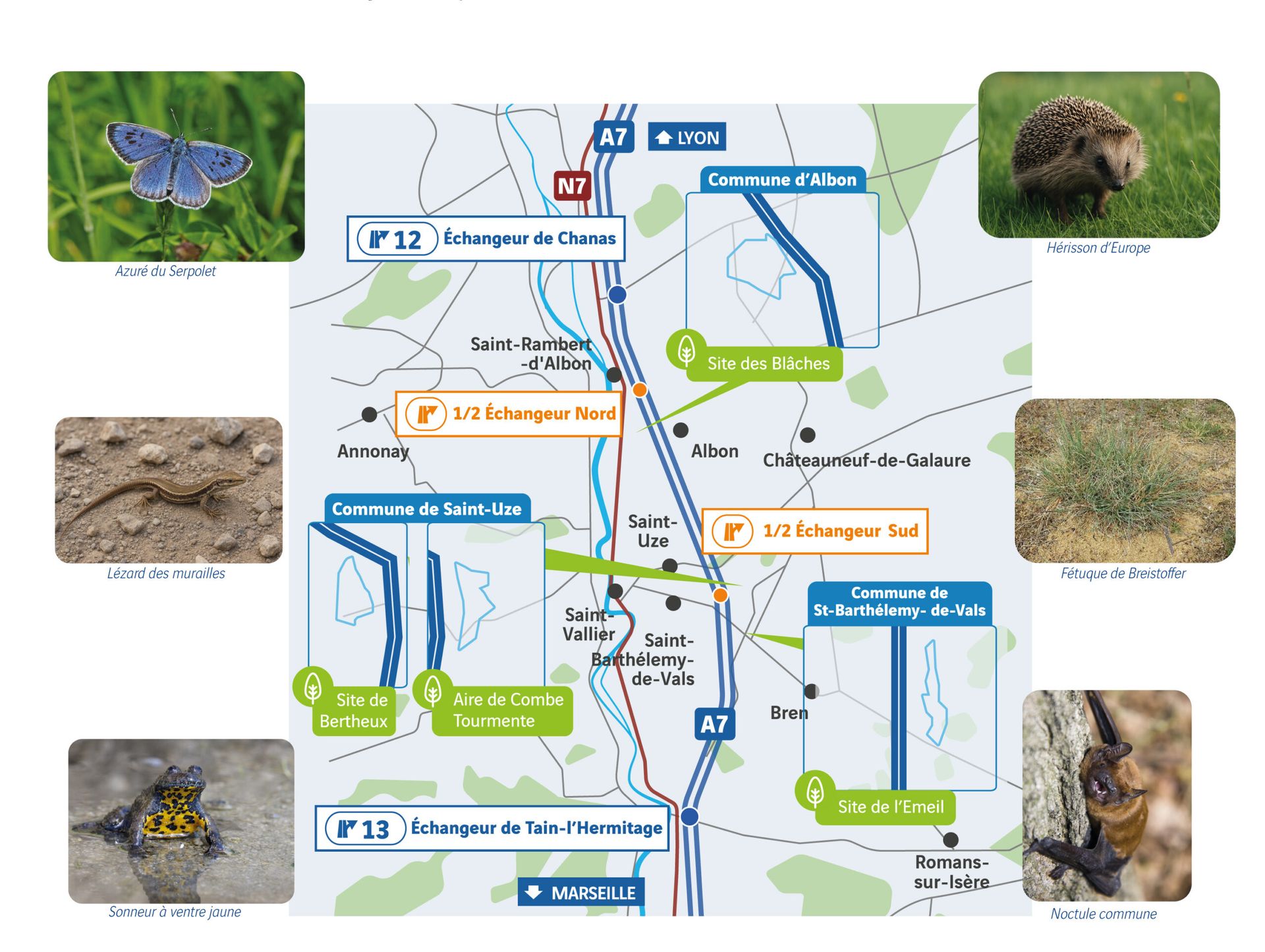 A7 Echangeur Drômardeche - plan-environnement-avec-animaux