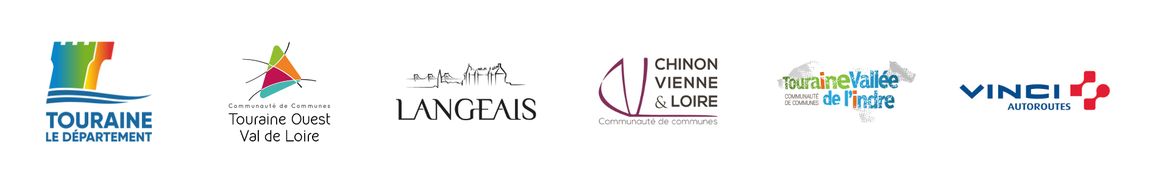 Logos des co-financeurs du demi-diffuseur de Coteaux-sur-Loire