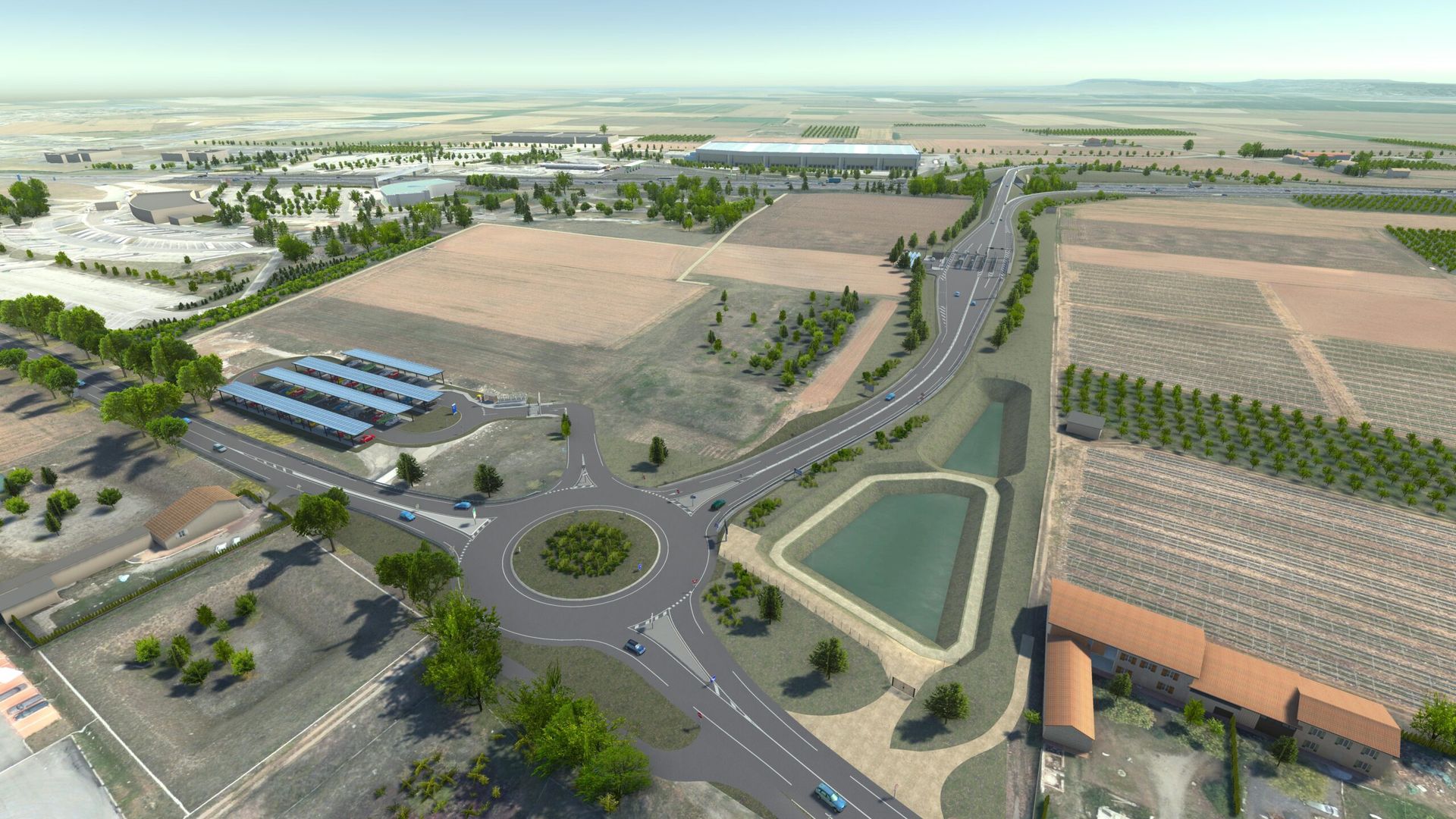 A7 Echangeur Drômardeche - bretelle aire nord