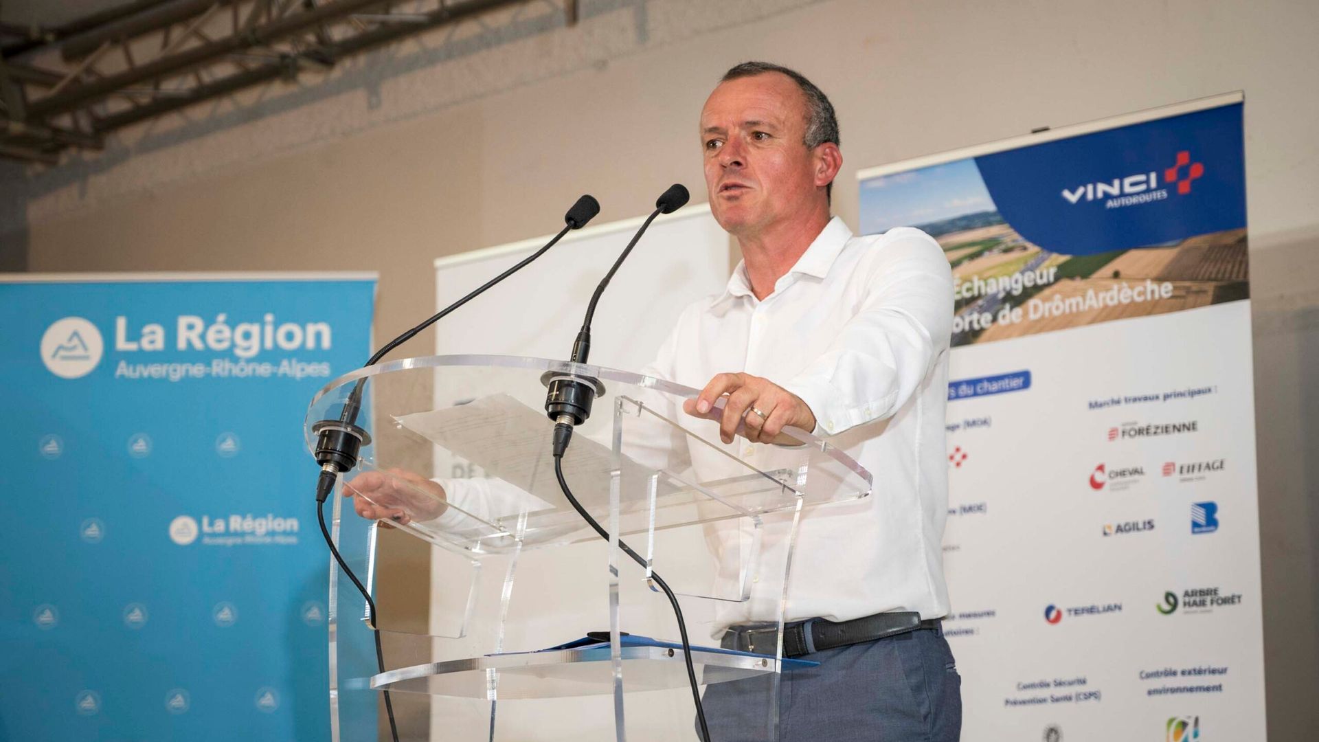 A7 Echangeur Drômardeche - photo première pierre