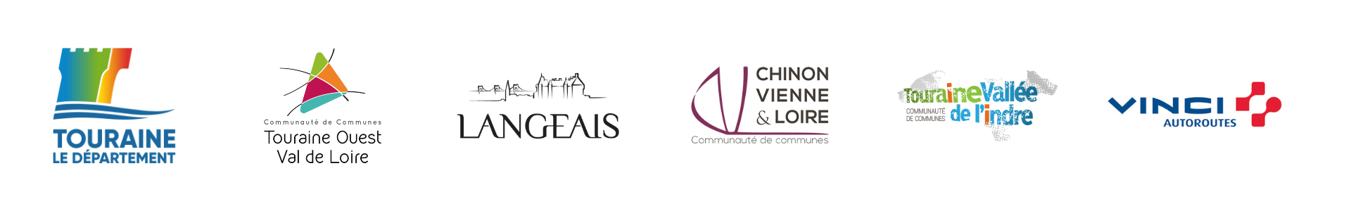 Logos des co-financeurs du demi-diffuseur de Coteaux-sur-Loire