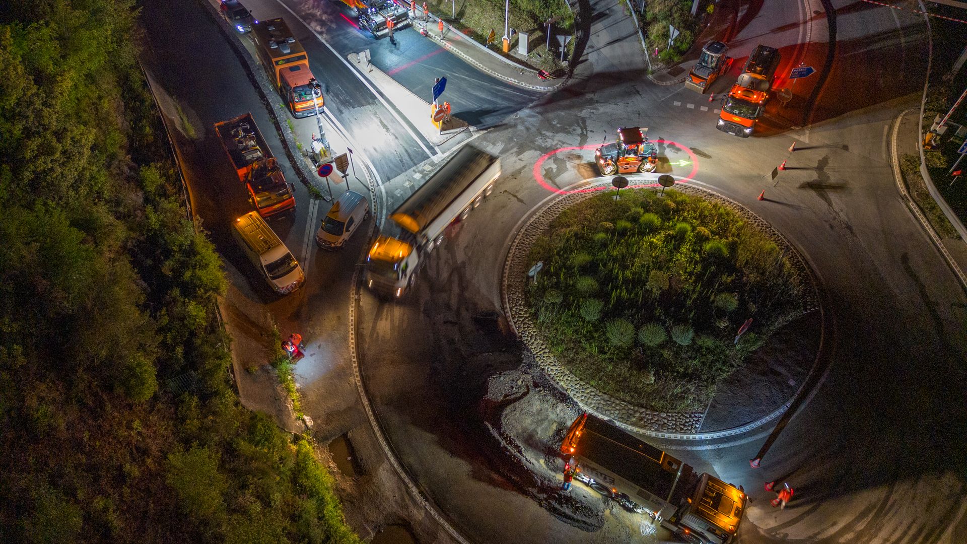 ESCOTA - A8 - Echangeur de Monaco - rénovation de chaussées