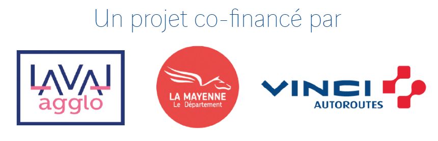 Un projet co-financé par Laval Agglomération, le département de la Mayenne et VINCI Autoroutes