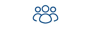 Pictogramme représentant un groupe de personnes