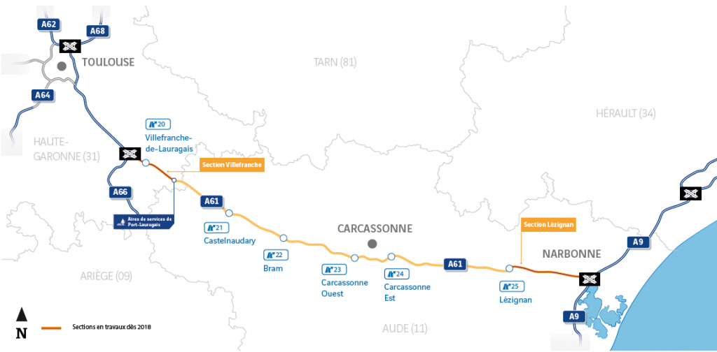 A61-carte des travaux