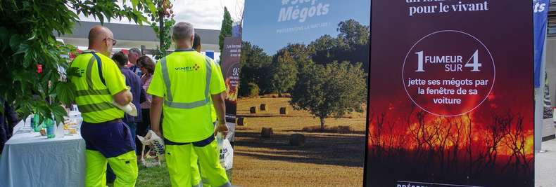 #StopMégots, une opération de sensibilisation au risque d’incendie