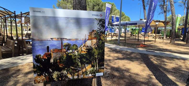 Près d’Aix-en-Provence, Cézanne s’invite lors votre pause sur l’A8
