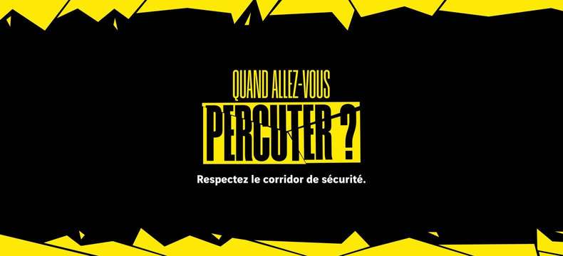 Quand allez-vous percuter ? Respectez le corridor de sécurité