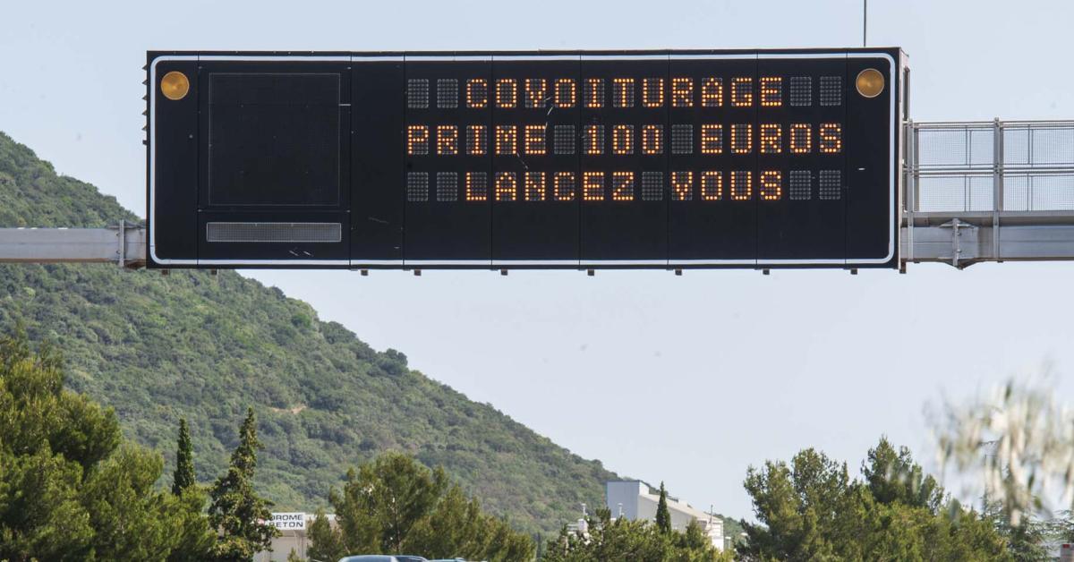 Covoiturage prime de 100 euros VINCI Autoroutes