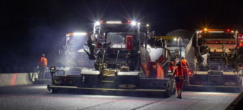 Des chaussées 100% recyclées sur l’A50 entre Carnoux-en-Provence et La Ciotat
